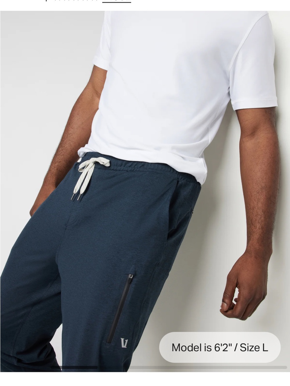 Vuori EUC Drawstring Joggers with Zip Pocket